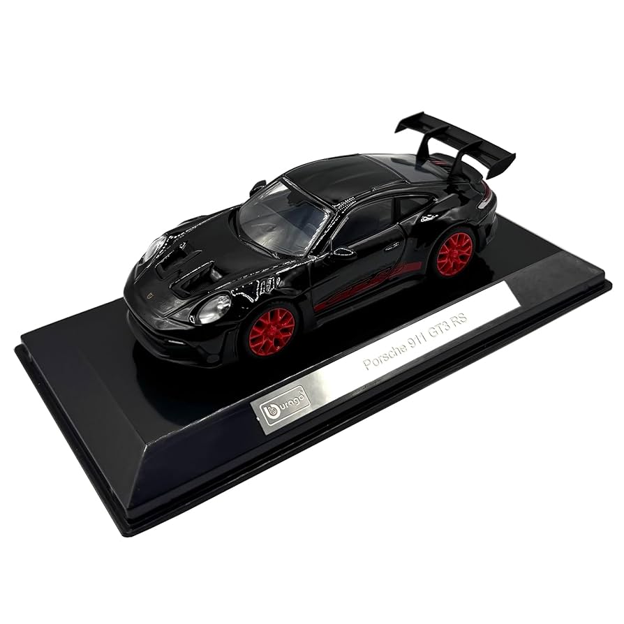 Bburago Porsche 911 GT3 RS 1/18 未開封・美品 Bburago 1:18 Porsche 911 GT3 RS grey- red 2010 18-11034